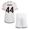 Conjunto (Camiseta+Pantalón Corto) Juventus Fagioli 44 Segunda Equipación 23-24 - Niño